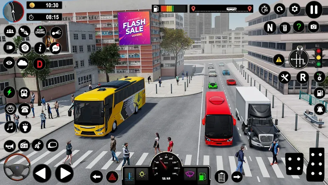 Скачать Coach Bus Games: Bus Simulator MOD APK — Безлимитные деньги и топливо — скриншот 5