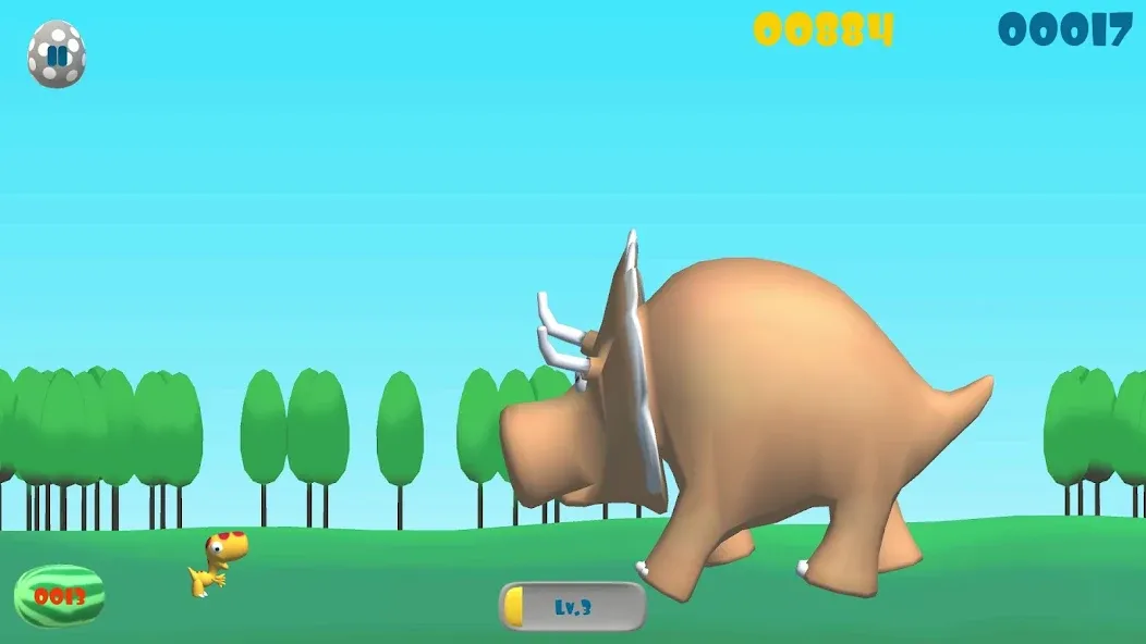 Dinosaur Run MOD APK на Android — Бесконечные жизни и ускоренный бег — скриншот 3 Dinosaur Run MOD APK на Android — Бесконечные жизни и ускоренный бег — скриншот 3