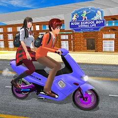 High School Boy Virtual Life (Мод Безлимитные деньги и энергия)