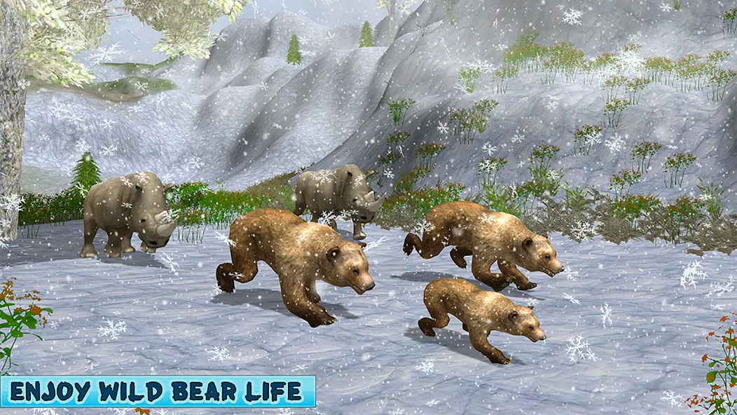 Скачать Polar Bear Family Survival — Модификация Выживание полярной семьи без ограничений — скриншот 5