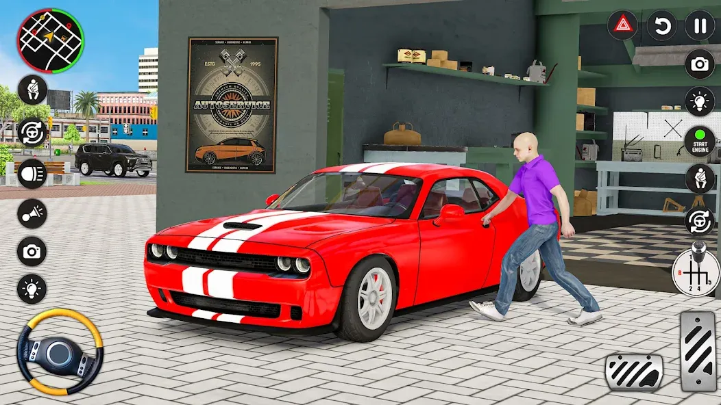 City Car Simulator & Car City — Взломанная версия (Безлимитные деньги и всё открыто) — скриншот 2