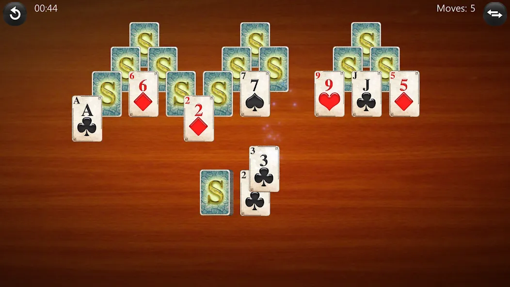Скачать TriPeaks Solitaire — Без рекламы и много подсказок — скриншот 2 Скачать TriPeaks Solitaire — Без рекламы и много подсказок — скриншот 2