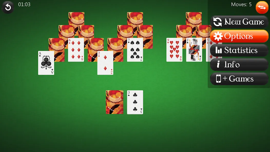Скачать TriPeaks Solitaire — Без рекламы и много подсказок — скриншот 3 Скачать TriPeaks Solitaire — Без рекламы и много подсказок — скриншот 3