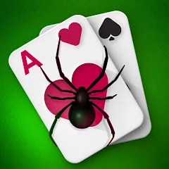 Взломанная Spider Solitaire на Андроид — Безлимитные подсказки и отмены ходов