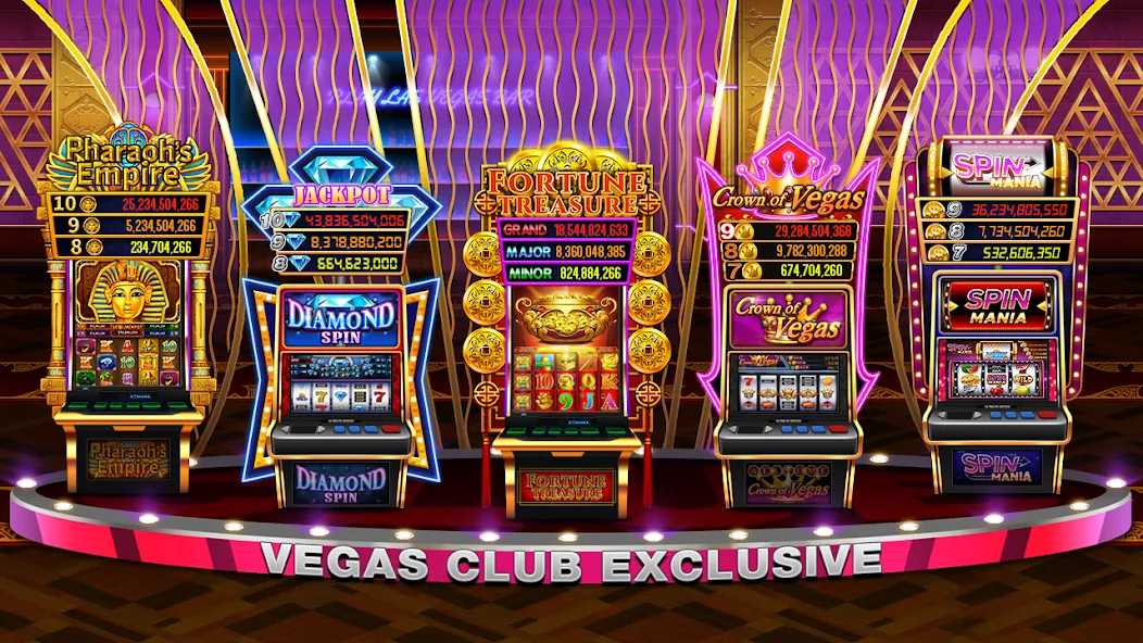 Скачать Play Las Vegas - Casino Slots — Модификация Безлимитные монеты и открыты все слоты — скриншот 2