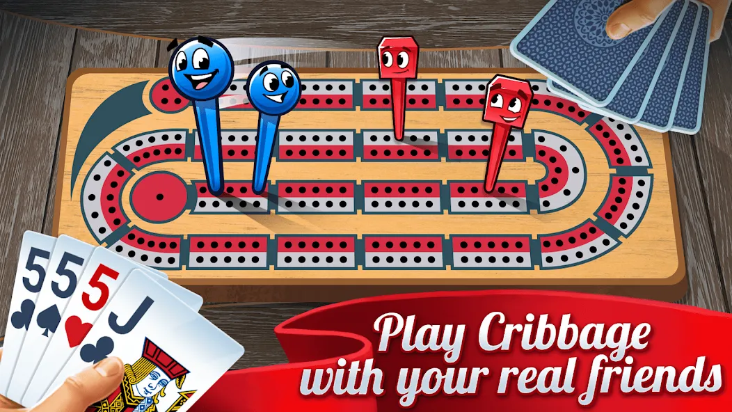 Скачать Ultimate Cribbage: Card Board — Безлимитные монеты и подсказки — скриншот 1