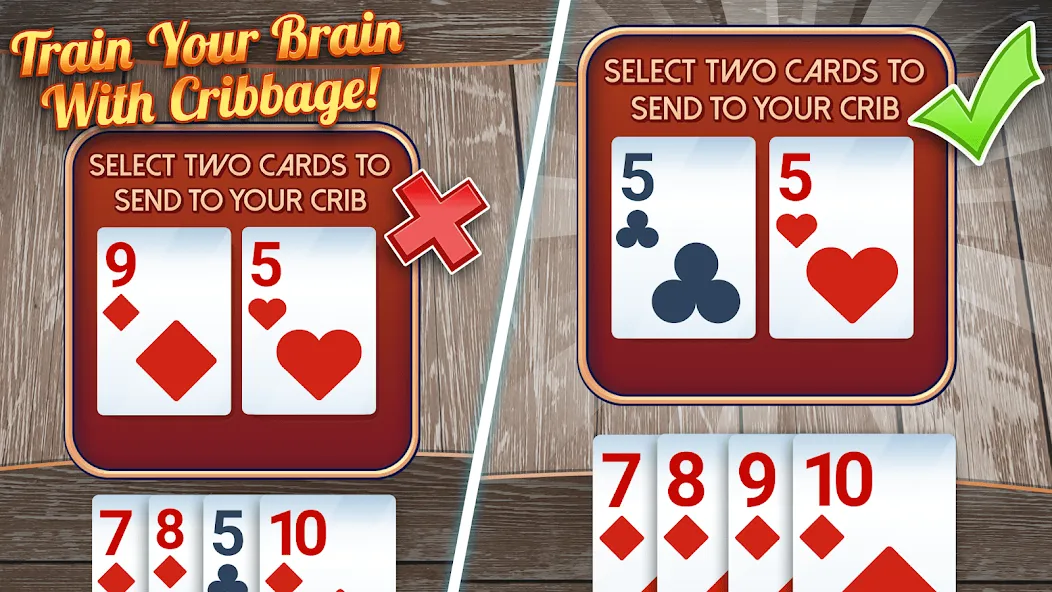 Скачать Ultimate Cribbage: Card Board — Безлимитные монеты и подсказки — скриншот 3