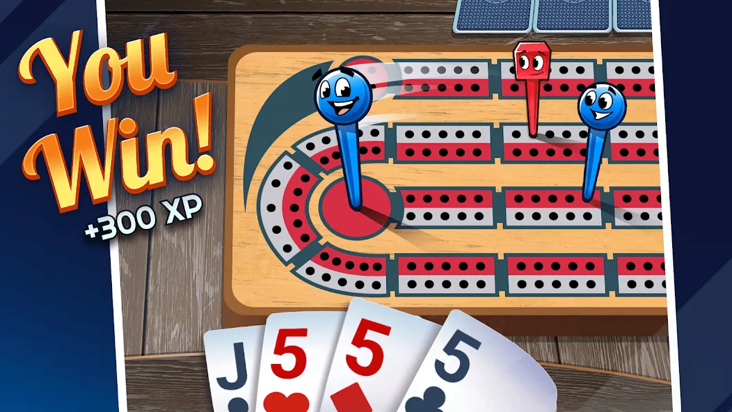 Скачать Ultimate Cribbage: Card Board — Безлимитные монеты и подсказки — скриншот 4