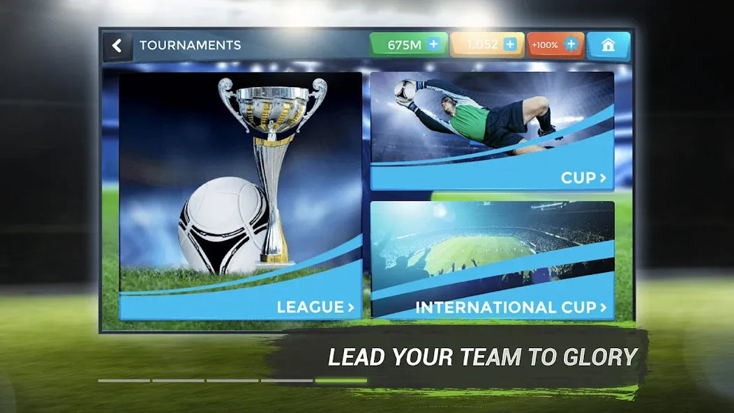 FMU - Football Manager Game MOD APK на Android — Безлимитные деньги и игроки — скриншот 5