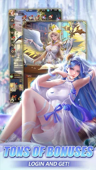 Скачать взломанную Grand Sanctuary:Troth of Angel — Много денег и ресурсов — скриншот 4