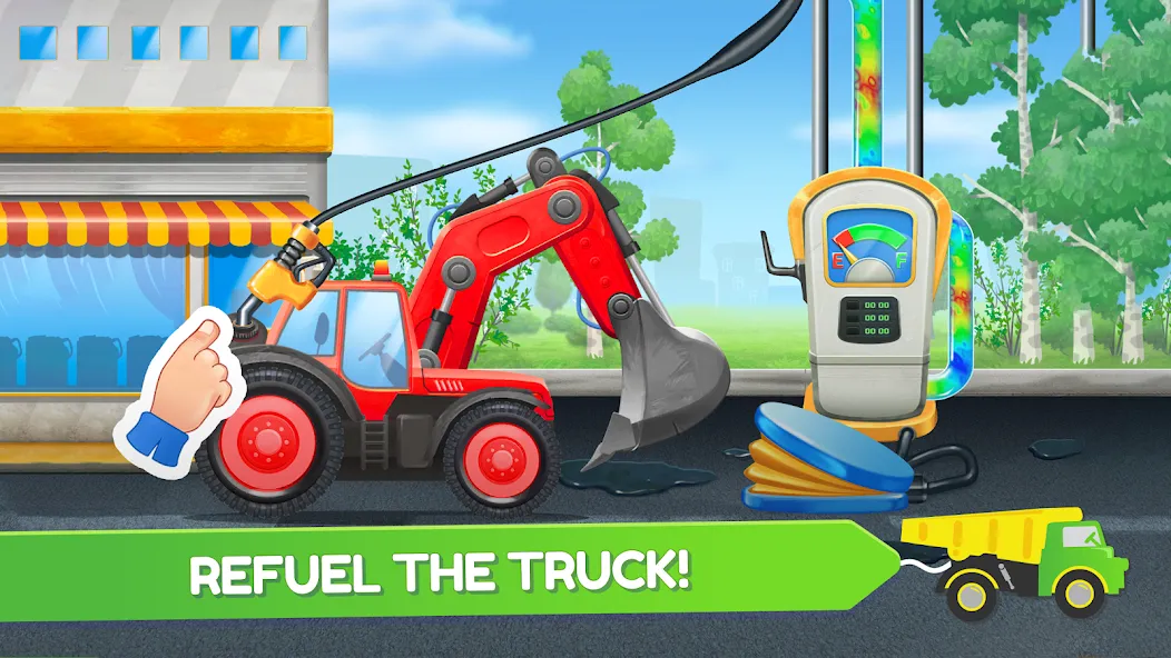 Взломанная Build a House: Building Trucks на Андроид — Безлимитные деньги и все машины — скриншот 5