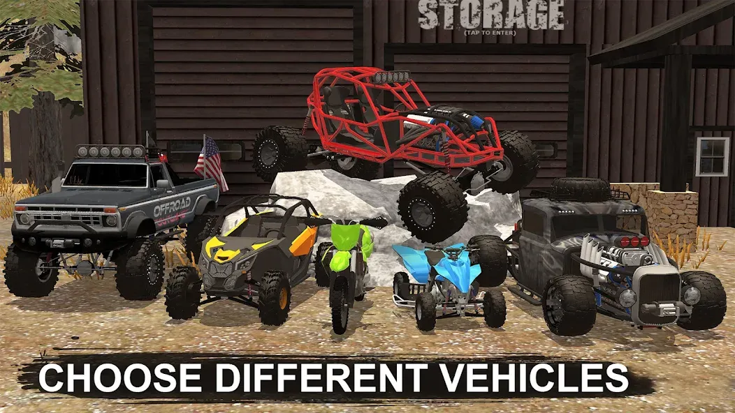 Offroad Racing & Mudding Games — Безлимитные деньги и топливо — скриншот 3 Offroad Racing & Mudding Games — Безлимитные деньги и топливо — скриншот 3