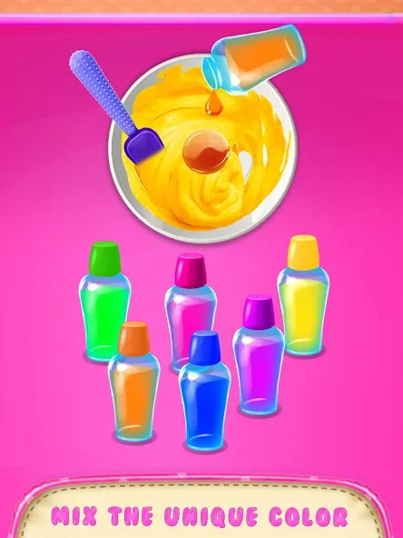 Make Fluffy Slime Maker Game Mod APK Без рекламы и все слаймы открыты — Скачать на Андроид — скриншот 3