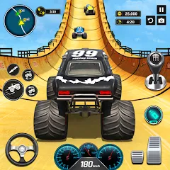 Скачать взлом Monster Truck Games- Car Games на Андроид — Безлимитные деньги и все машины