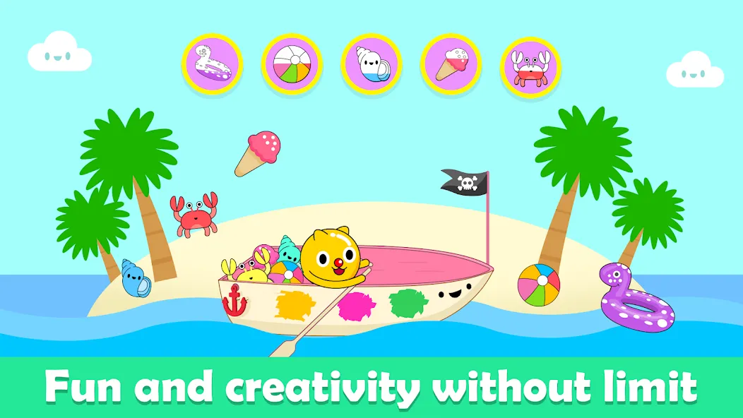 Скачать Baby Piano Kids Music Games — Последняя версия (Разблокирована вся детская музыка) — скриншот 4