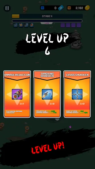 NINJA SURVIVOR.io на Андроид — Много денег и урона — скриншот 4 NINJA SURVIVOR.io на Андроид — Много денег и урона — скриншот 4