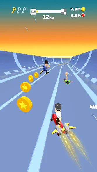 Скачать Turbo Stars - Rival Racing (Мод: Безлимитные монеты и все машины) на Андроид — скриншот 2