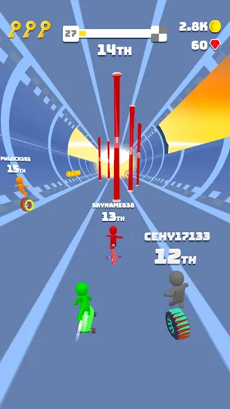 Скачать Turbo Stars - Rival Racing (Мод: Безлимитные монеты и все машины) на Андроид — скриншот 5