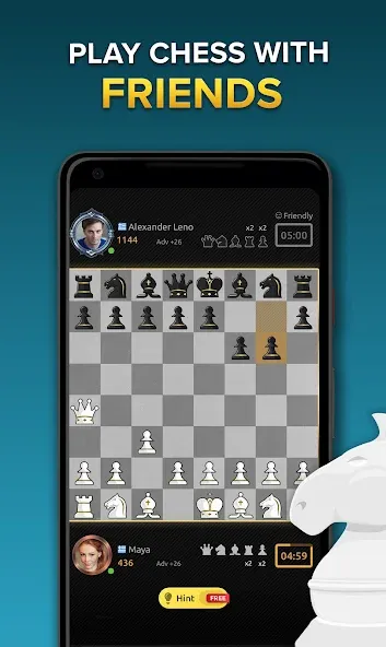 Chess Stars Multiplayer Online на Андроид — Мод Без рекламы и все фигуры открыты — скриншот 2