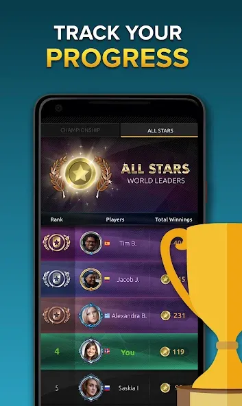 Chess Stars Multiplayer Online на Андроид — Мод Без рекламы и все фигуры открыты — скриншот 5