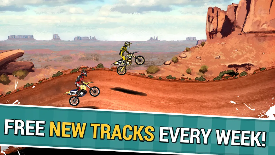 Скачать Mad Skills Motocross 2 — Последняя версия (Безлимитные деньги и топливо) — скриншот 5