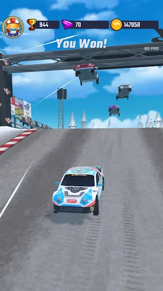 Скачать Rally Clash - Car Racing Game — Последняя версия (Безлимитные деньги и все машины открыты) — скриншот 3