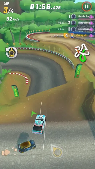 Скачать Rally Clash - Car Racing Game — Последняя версия (Безлимитные деньги и все машины открыты) — скриншот 4