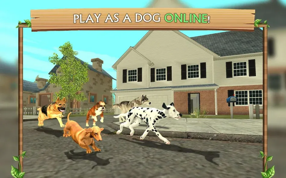 Скачать Dog Sim Online: Raise a Family на телефон — Безлимитные деньги и все породы — скриншот 1 Скачать Dog Sim Online: Raise a Family на телефон — Безлимитные деньги и все породы — скриншот 1