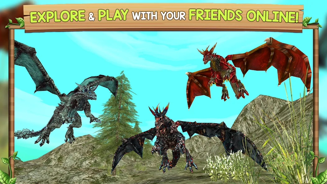 Dragon Sim Online: Be A Dragon — Взломанная версия (Безлимитные деньги и мощный дракон) — скриншот 4