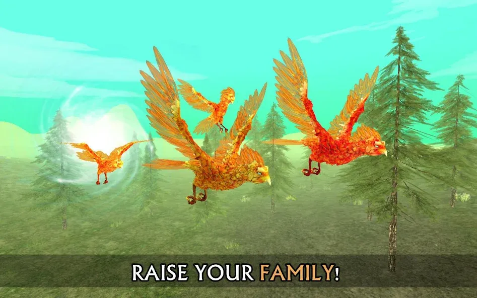 Скачать Phoenix Sim 3D с модом — Бесконечное здоровье и огненная мощь — скриншот 2