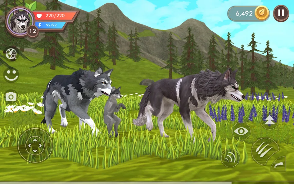 WildCraft: Animal Sim Online MOD — Безлимитные монеты и открытые скины на Андроид — скриншот 1