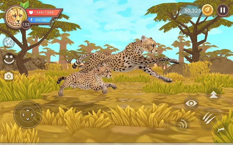 WildCraft: Animal Sim Online MOD — Безлимитные монеты и открытые скины на Андроид — скриншот 2