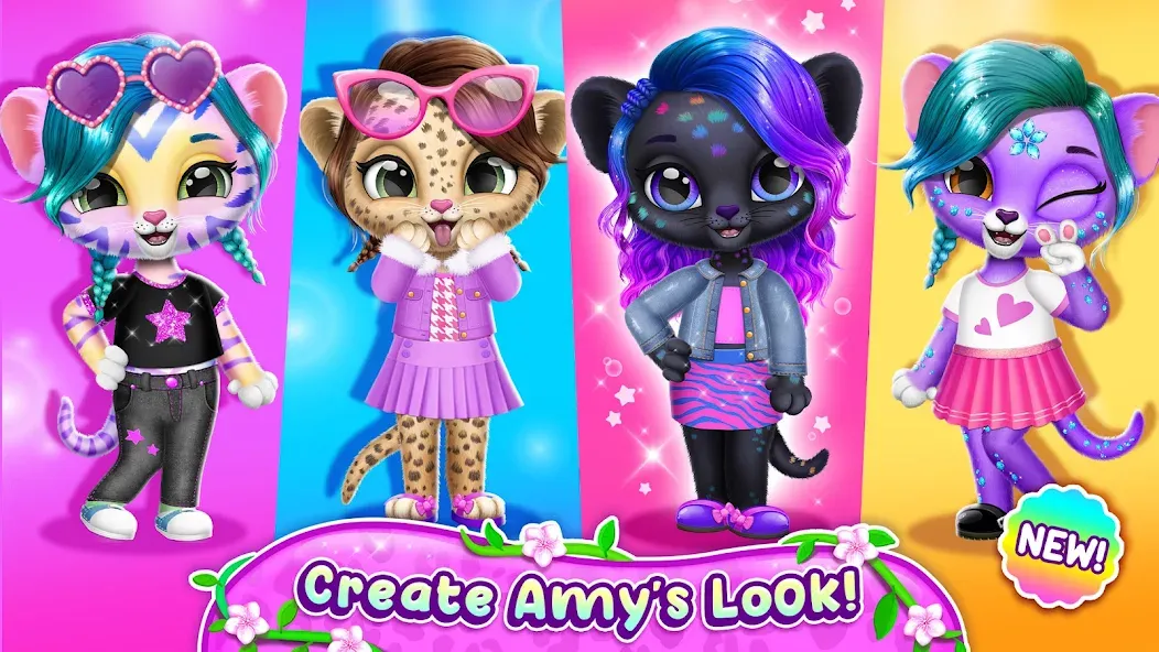 Скачать Amy Care - My Leopard Baby с модом — Безлимитные монеты и все предметы открыты — скриншот 2