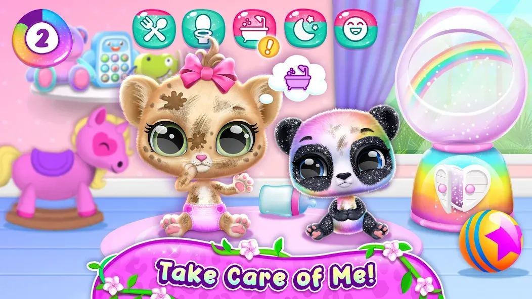 Скачать Amy Care - My Leopard Baby с модом — Безлимитные монеты и все предметы открыты — скриншот 4