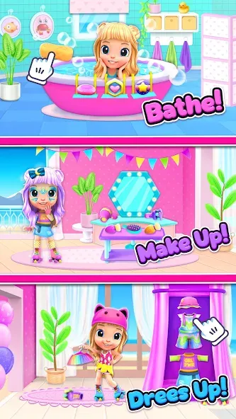 Cutie Care - Sweet Babysitter — Мод: Безлимитные монеты и все предметы — скриншот 2