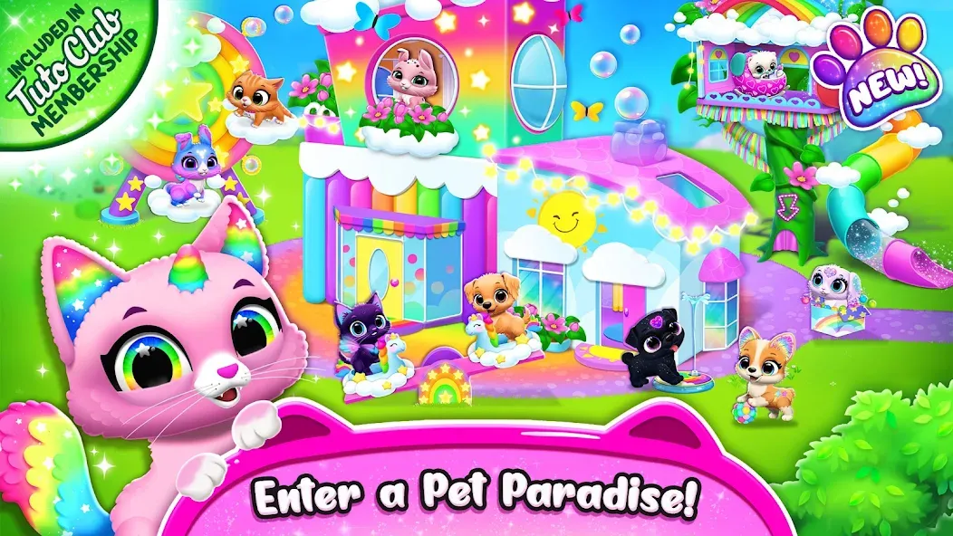 Скачать Floof - My Pet House на Android — Безлимитные монеты и все питомцы — скриншот 1