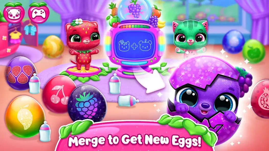 Скачать Fruitsies - Pet Friends (Мод: Безлимитные монеты и все питомцы) на Андроид — скриншот 3