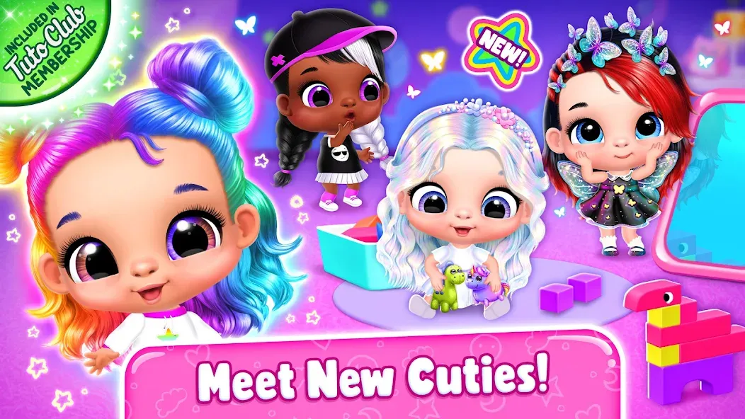 Скачать Giggle Babies - Toddler Care на Android — Безлимитные монеты и все малыши открыты — скриншот 1