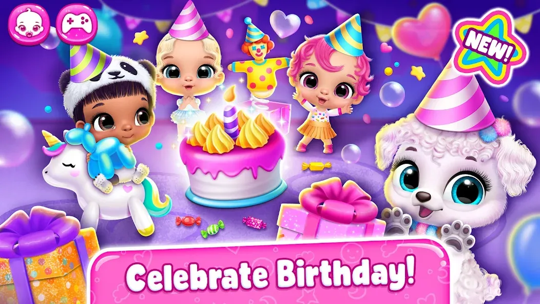 Скачать Giggle Babies - Toddler Care на Android — Безлимитные монеты и все малыши открыты — скриншот 3