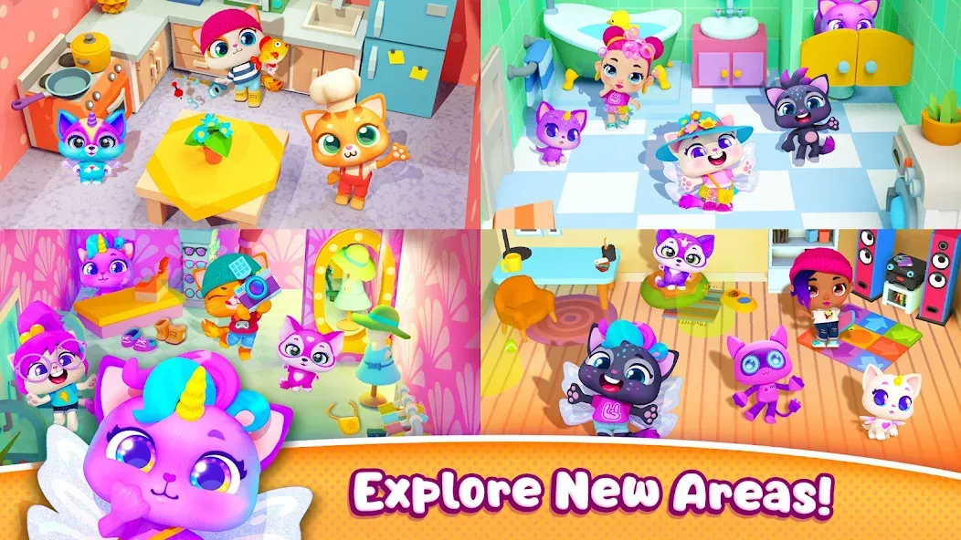 Pocket Town - Animal World — Много денег и ресурсов — скриншот 5