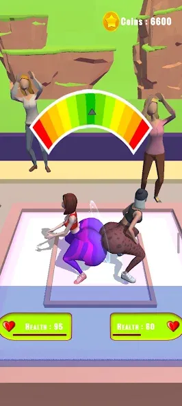 Скачать Twerk Race 3D: Belly Body Run (Мод: Безлимитные деньги и алмазы) на Андроид — скриншот 3