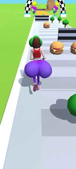 Скачать Twerk Race 3D: Belly Body Run (Мод: Безлимитные деньги и алмазы) на Андроид — скриншот 4