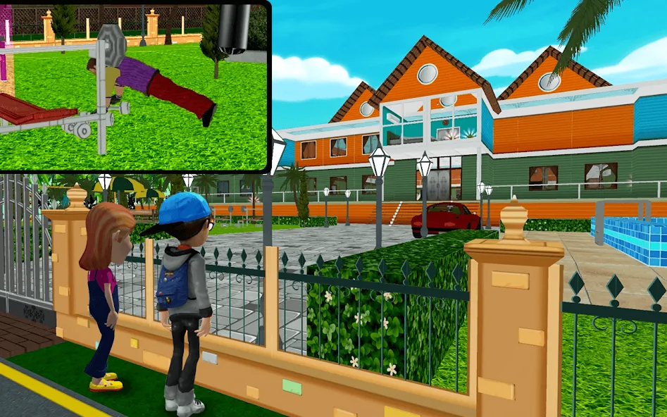 Scary Neighbor Strange Teacher Mod APK Безлимитные деньги и открыты все уровни — Скачать на Андроид — скриншот 4