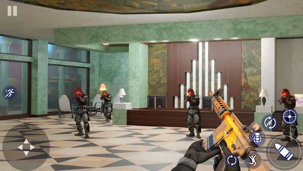 Взлом Modern Commando FPS Army Games — Безлимитные деньги и оружие — скриншот 4 Взлом Modern Commando FPS Army Games — Безлимитные деньги и оружие — скриншот 4