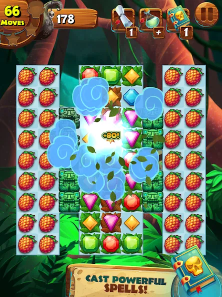 Jungle Mash MOD — Безлимитные монеты и жизни на Андроид — скриншот 1