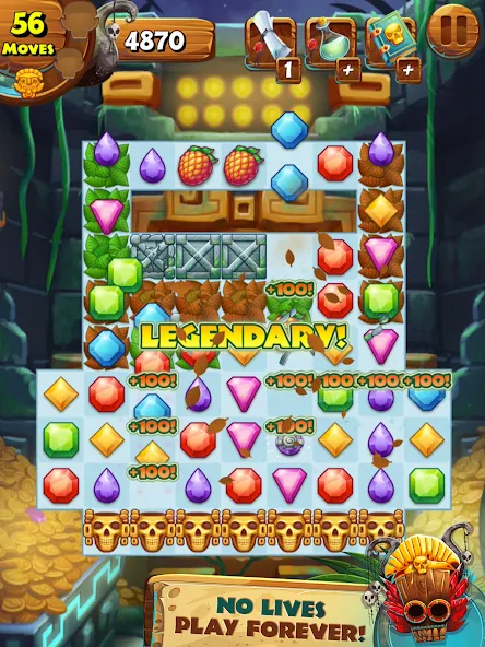 Jungle Mash MOD — Безлимитные монеты и жизни на Андроид — скриншот 2