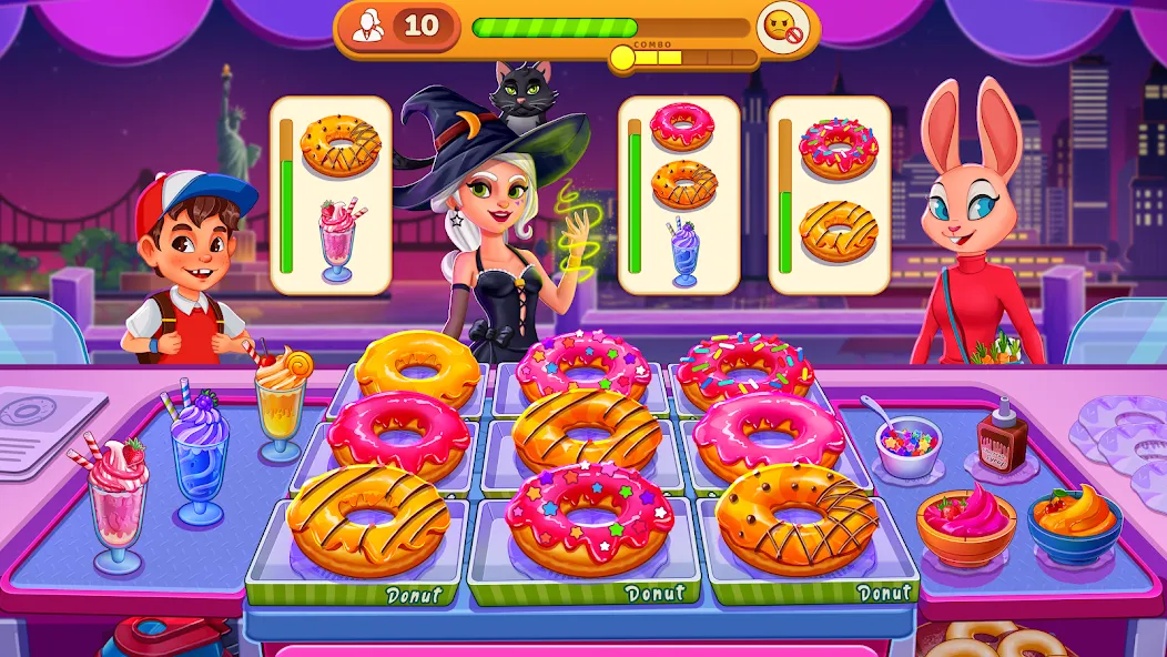 Cooking Max: Restaurant Games — Мод: Безлимитные монеты и все уровни открыты — скриншот 3 Cooking Max: Restaurant Games — Мод: Безлимитные монеты и все уровни открыты — скриншот 3