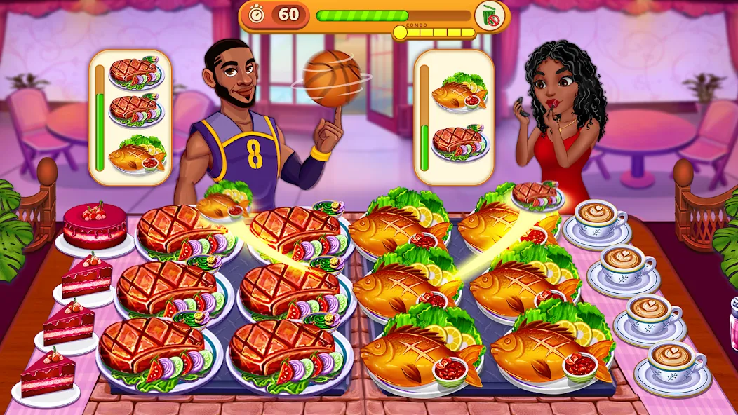 Cooking Max: Restaurant Games — Мод: Безлимитные монеты и все уровни открыты — скриншот 5 Cooking Max: Restaurant Games — Мод: Безлимитные монеты и все уровни открыты — скриншот 5