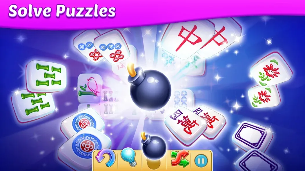 Mahjong City Tours: Tile Match на Андроид — Мод Безлимитные деньги и открыты все уровни — скриншот 4