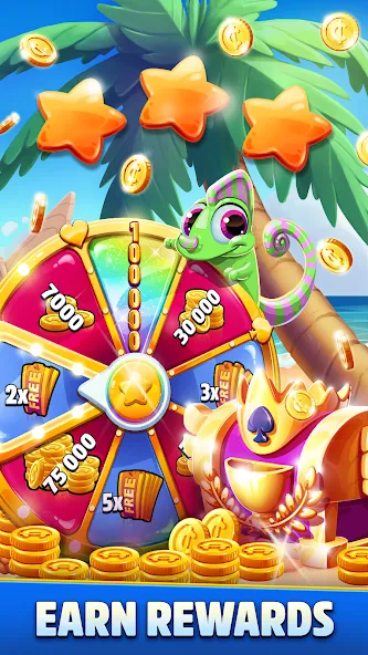 Скачать Solitaire Showtime на телефон — Безлимитные монеты и подсказки — скриншот 2